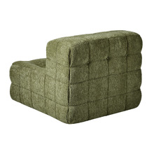 Zephyr Chenille Compressed Armless Lounge Chair